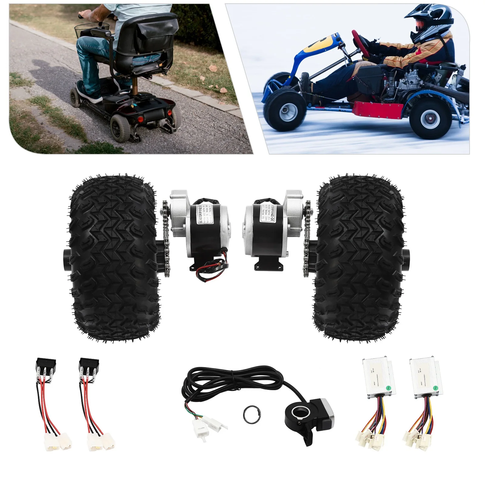 24V/250W 36V/350W Electric Scooter Conversion Kit 10