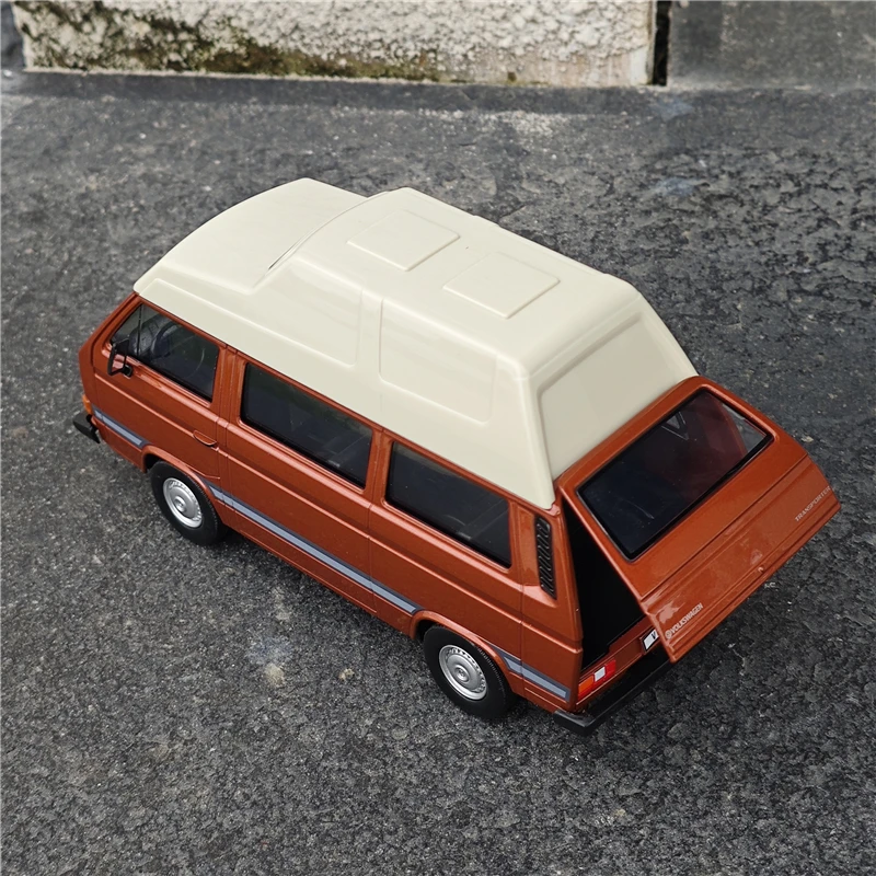 Motormax 1/24 VW TYPE 2 T3 합금 버스 자동차 모델, 다이캐스트 금속 클래식 차량, 자동차 모델 시뮬레이션 컬렉션, 어린이 장난감 선물