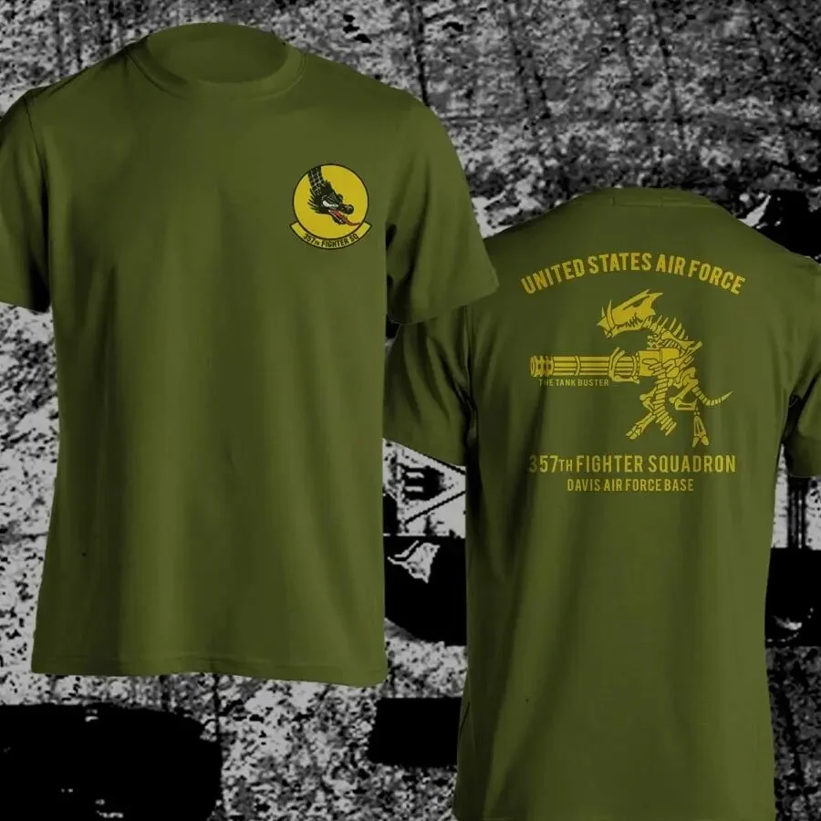 USAF Davis Air Force Base A-10 Warthog 357th Fighter Squadron T-Shirt. Premium Cotton Short Sleeve O-Neck Mens T Shirt New S-3XL