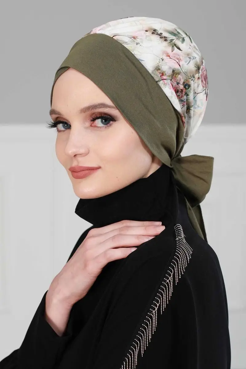 Belted gekämmte Knochen Olive muster