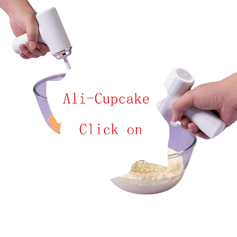 

Перезаряжаемый ручной электрический венчик для яиц, беспроводной ручной миксер для выпечки торта, крема, венчик, кухонный инструмент для приготовления пищи