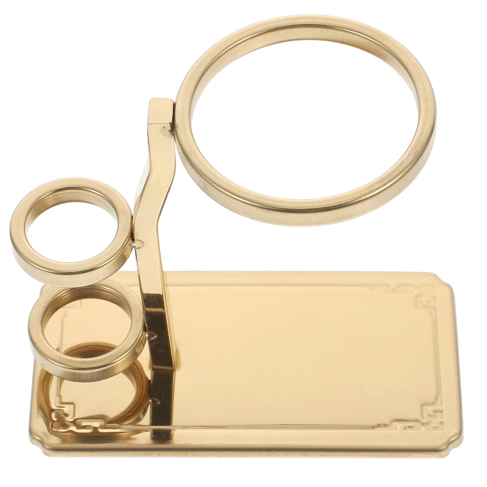 

1pc Stainless Strainer Shelf Three Circle Filter Stand For Gongfu Tea Making Practical Teapot Filter Rack Home Tea Tool Decor