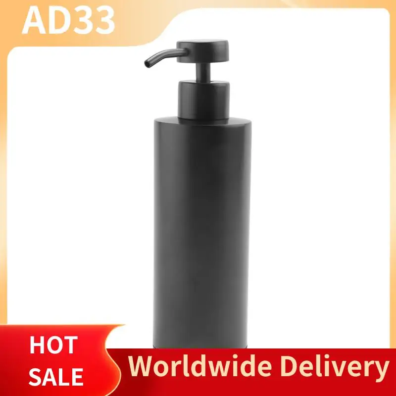 

2025 Newhand Soap Dispenser-Stainless Steel Dish Bath Countertop Lotion Dispensers,Black Liquid Wash Brushed Metal Soap Bottle