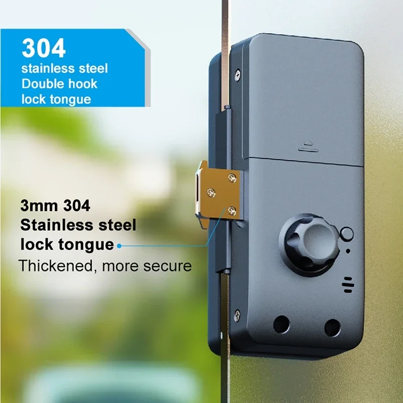 

Smart Tuya Bluetooth дверные замки отпечатков пальцев/пароля/карта/ключ разблокировки цифровой дверной замок без перфорации для стали/дерева/железа