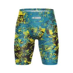 2026 Mens Swim Jammer Swimsuit Shorts Athletic Training Beach Tights Shorts Man Summer Swimming Trunks Swim Diving Surfing Pants
