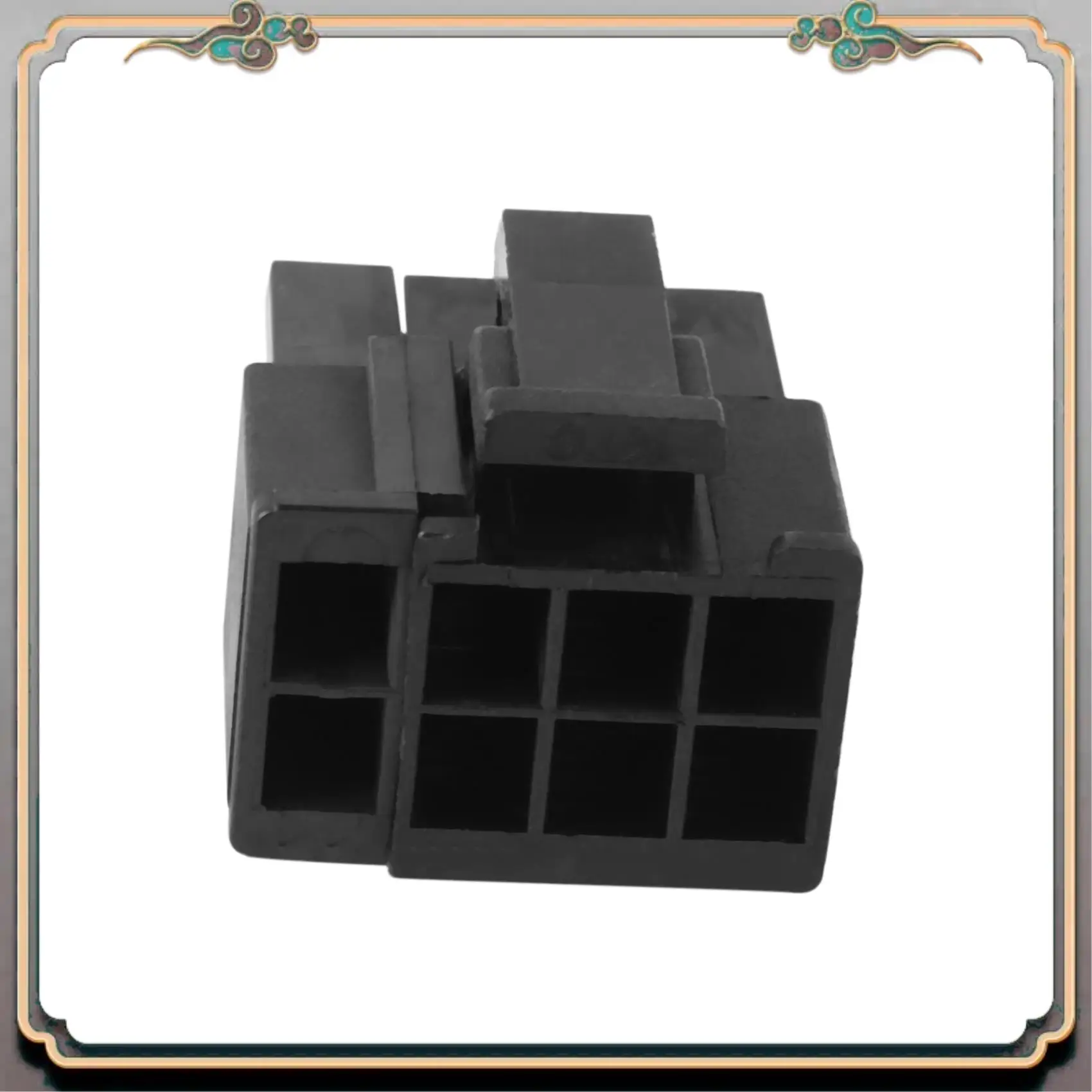 A46M-60Pcs 4.2Mm 6+2 Pin 8P 8PIN Male Power Connector Plastic Shell For PC Computer ATX Graphics Card GPU,Black