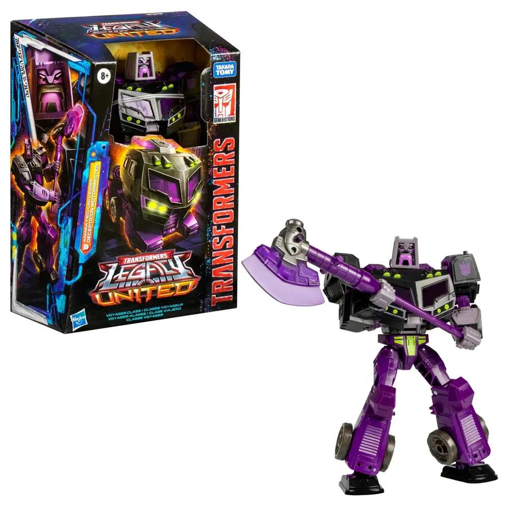 TAKARA TOMY Transformers juguetes Legacy United Voyager clase universo animado Decepticon Motormaster figura de acción de 7 pulgadas regalo