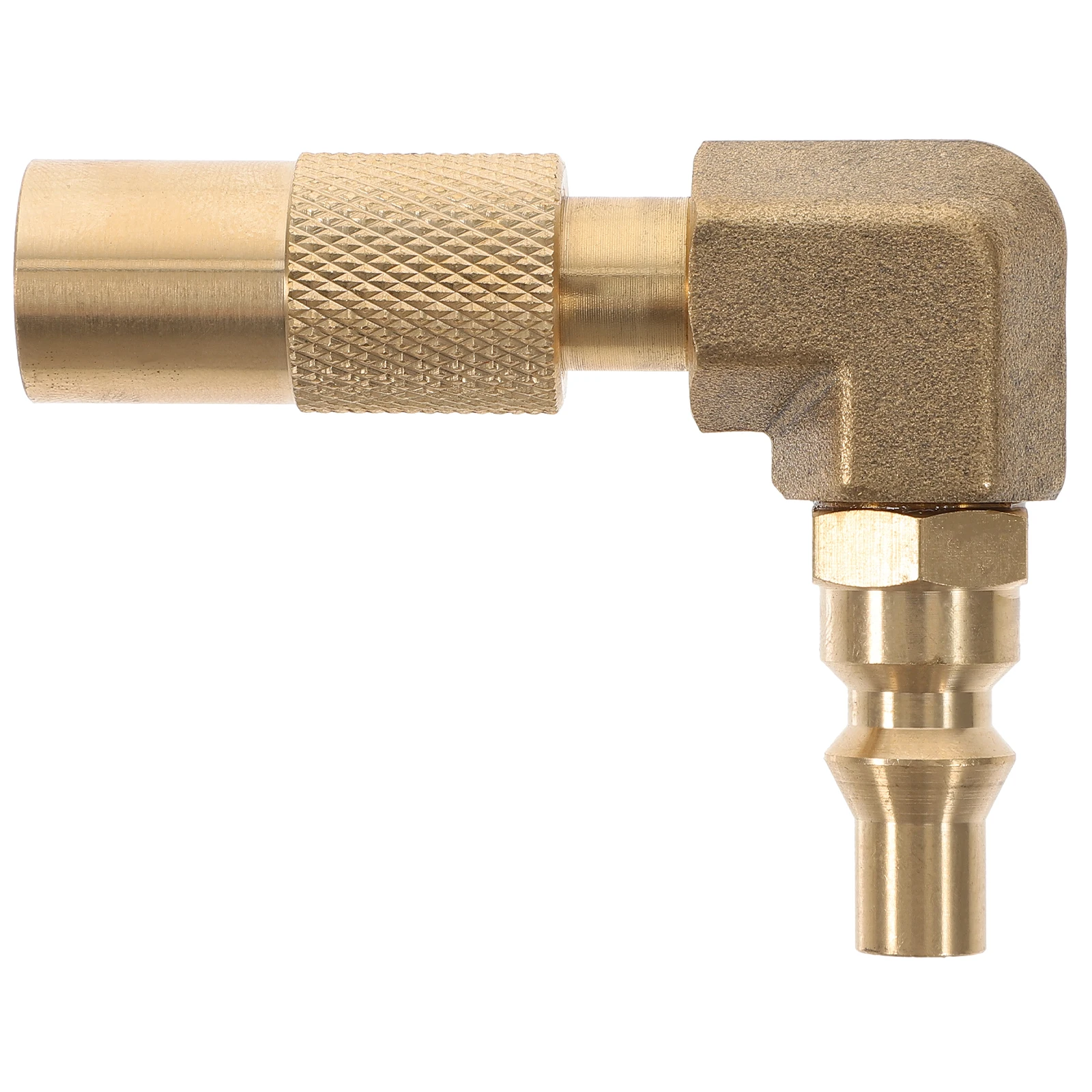 

Gas Connector Copper Converter 1/4 Inch Propane Quick Disconnect Fittings Rv Hose Elbow Adapter barbecue Accessories Tank