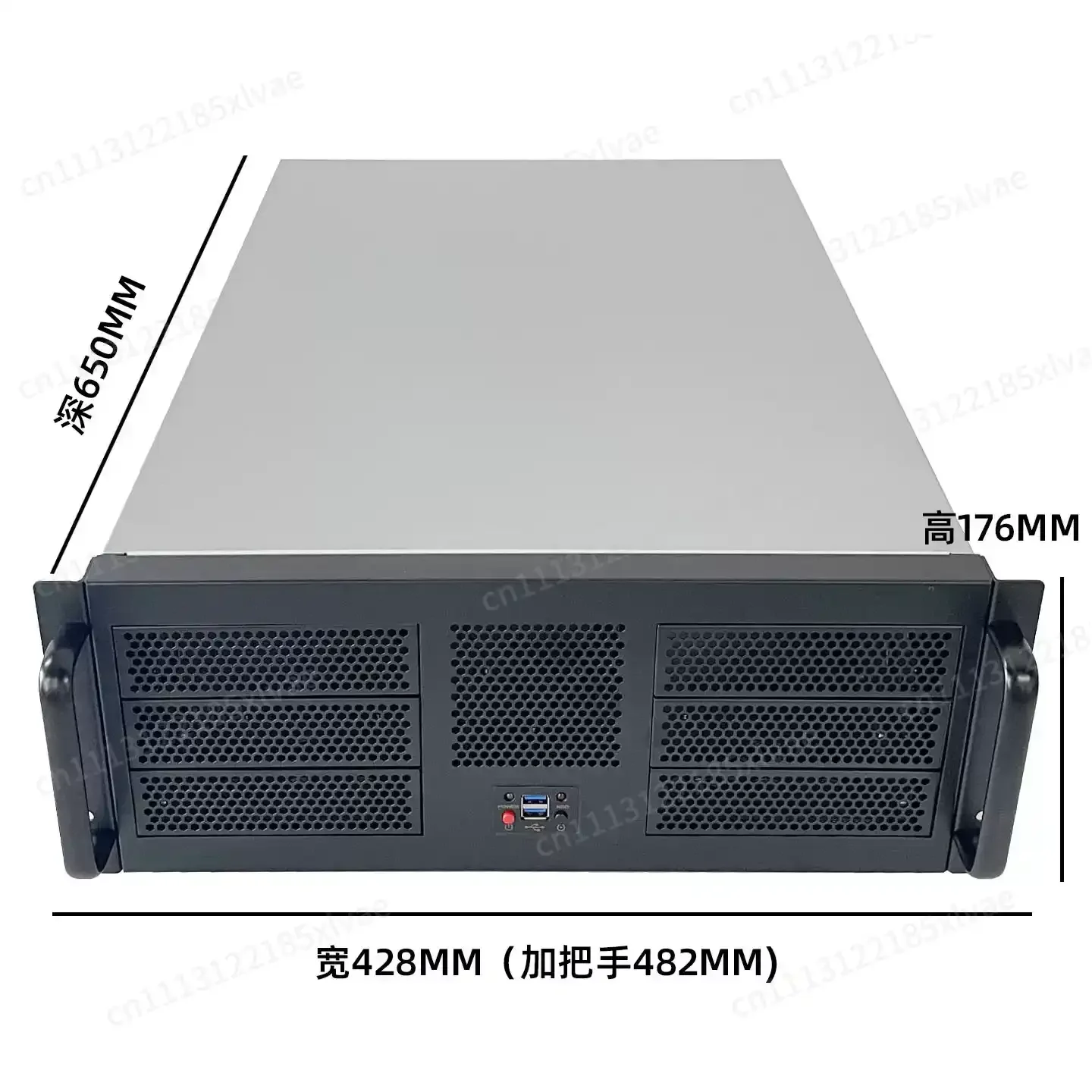 2U Rackmount Industrial Control Chassis 30cm Depth Short IPC Cabinet Server Computer Case 2U-300
