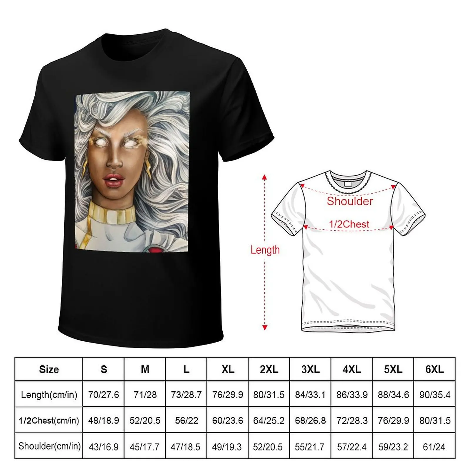 Ororo is the Storm T-Shirt Anti-Fade Casual Tee Shirt