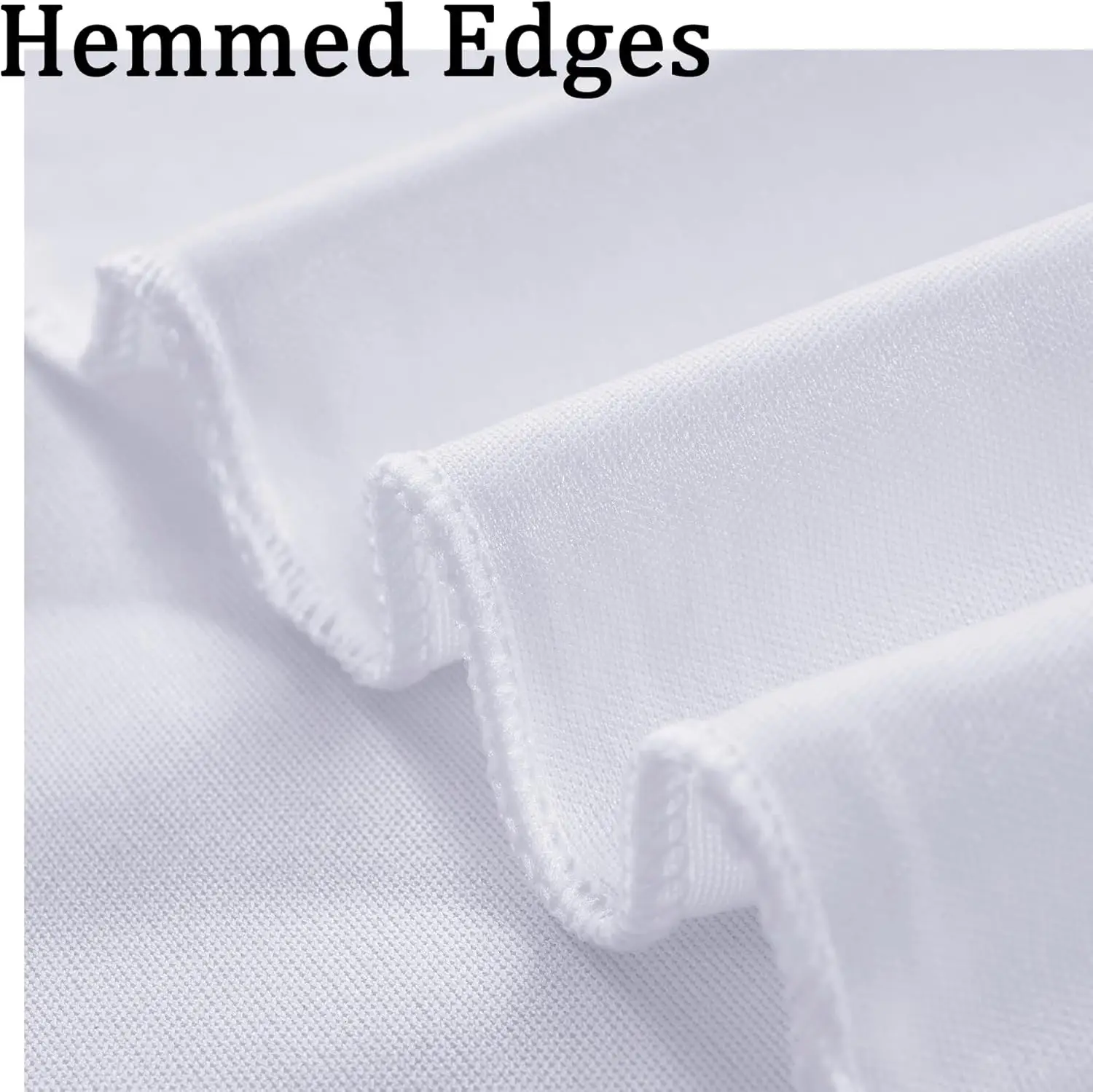 ستائر خلفية بيضاء خالية من التجاعيد مقاس 20 قدمًا × 10 أقدام للحفلات، ستائر خلفية من البوليستر 4 لوحات 5 × 10 قدم · شعبية جديدة