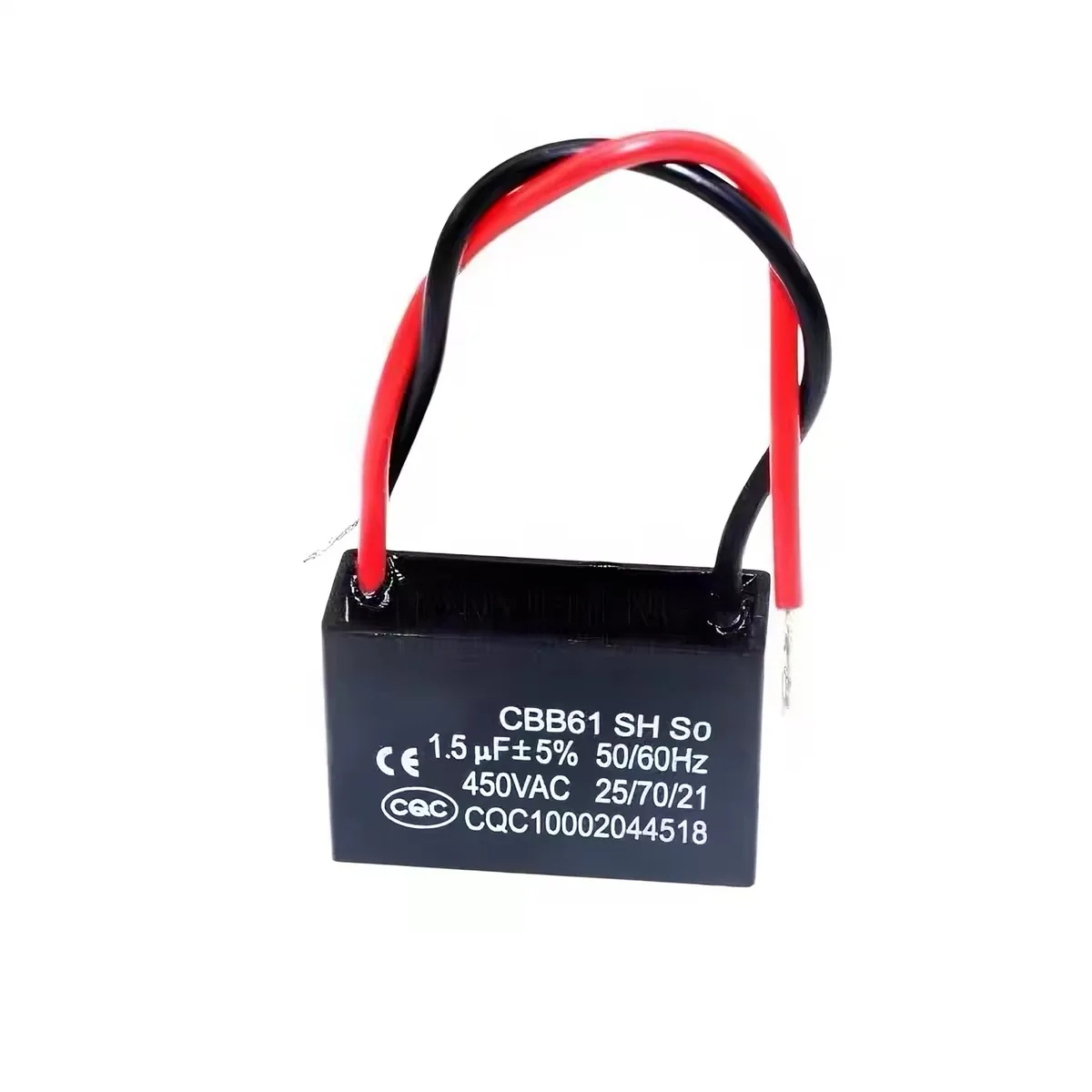 CBB61 Fan Starting Capacitor 450V 1/1.2/1.5/2/2.5/3/3.5/4/4.5/5/6/7/8/10/12/14/15/16/18/20/25UF For Range hood For 400V 500V