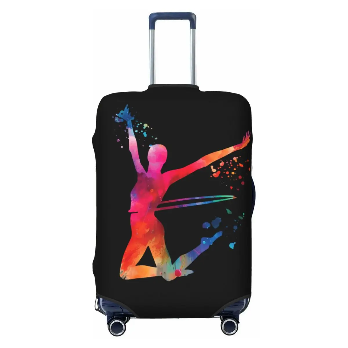 

Чехол для чемодана для гимнастки с хуем, для художественной гимнастики, эластичный, деловой, праздничный, защитный чехол для багажа