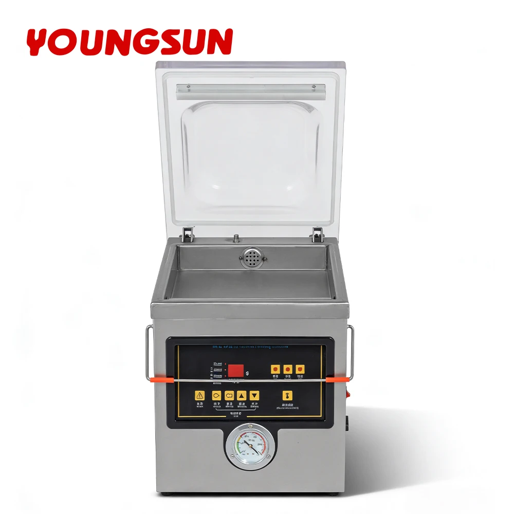 

YOUNGSUN Household Small Single Chamber Food Vacuum Packing Machine Meat Grains Vacuum Sealer Packaging