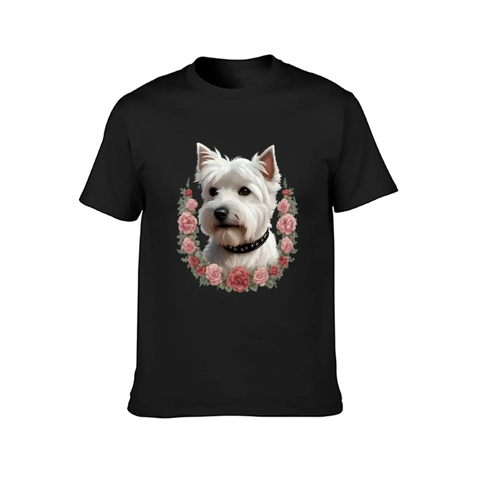 Adorable West Highland Terrier T-Shirt basketball graphic tees Anime t-shirt mens graphic t-shirts