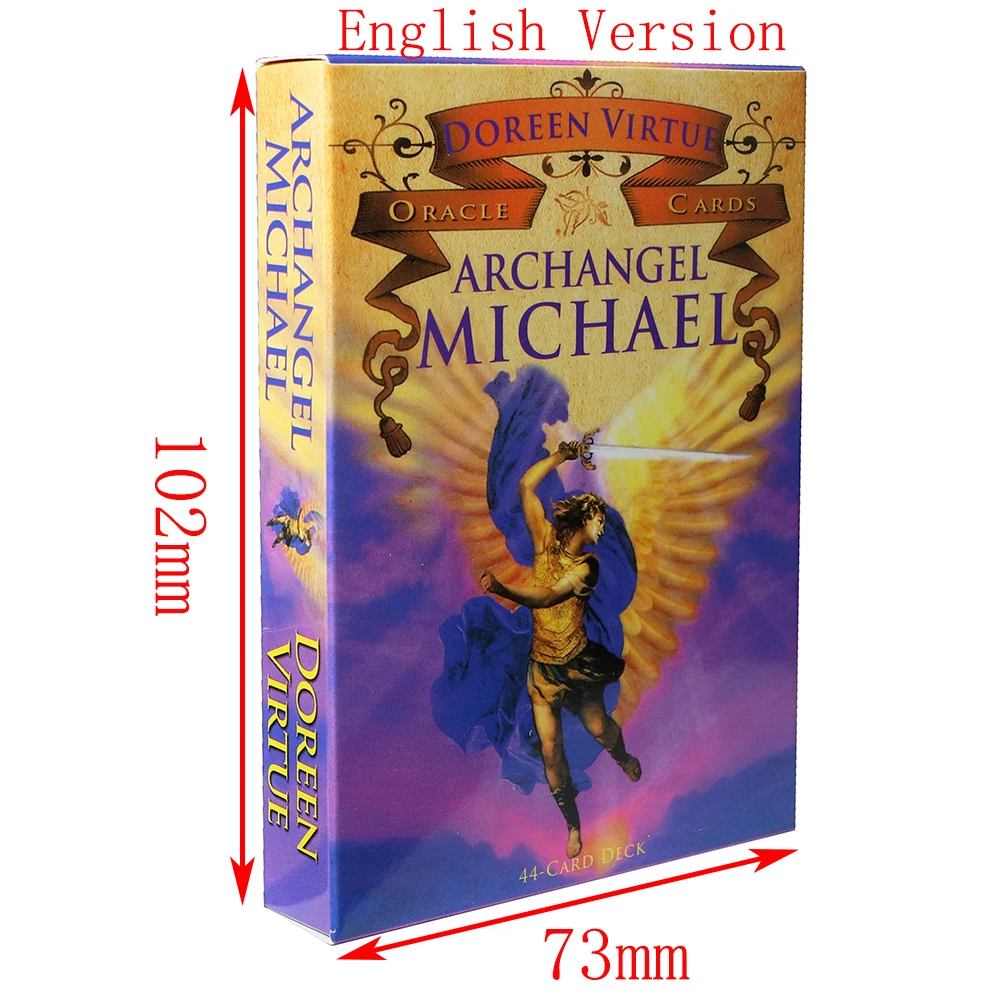 In 2021 NEW Most Popular Angel Series Archangel Michael Oracle Cards Tarot Cards for Beginners with PDF Guidebook