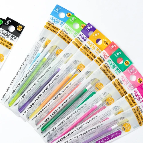 Imagen 2 del producto Recambio de bolígrafo de Gel japonés PILOT Frixion, 0,38mm, borrable en caliente, multifuncional, adecuado para suministros escolares de 18UF/12UF/LKFB-60/LKFB-80EF