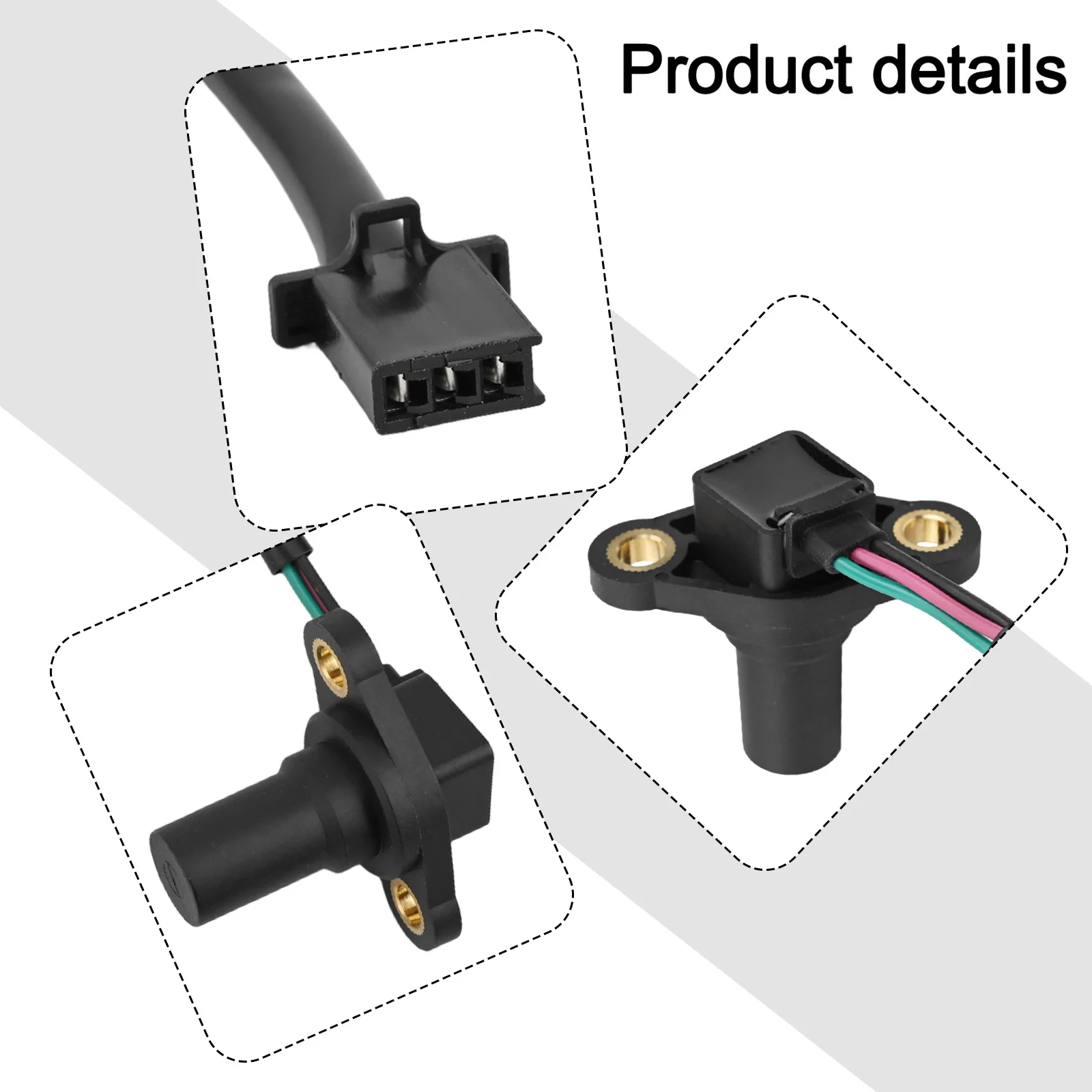 

Датчик джмеля Датчик скорости автомобиля Обслуживание автомобиля Материал ABS Антикоррозийный Простая установка OEM 37700-MCJ-003
