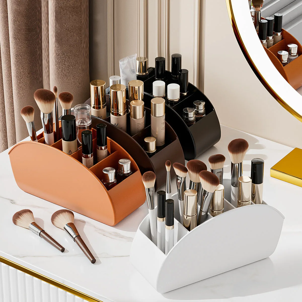 1pc Control Holder - Remote Caddy Tray Organizer for TV, Media Players, Pens,  Space-Saving Desktop & Bedside Table Organizer