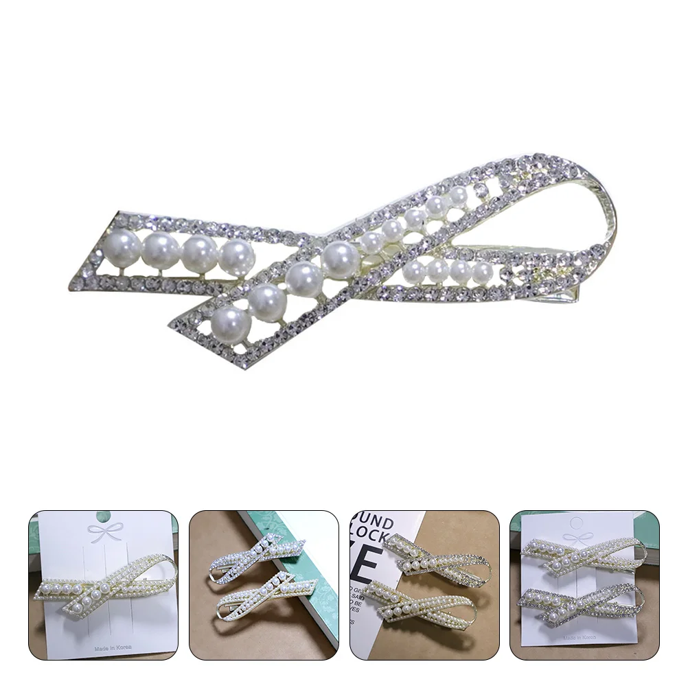 

Elegant Alloy Hair Clips Decorative Hairpins Fashion Female Headwear Non Hairpin For Wedding Party Banquet Occasions