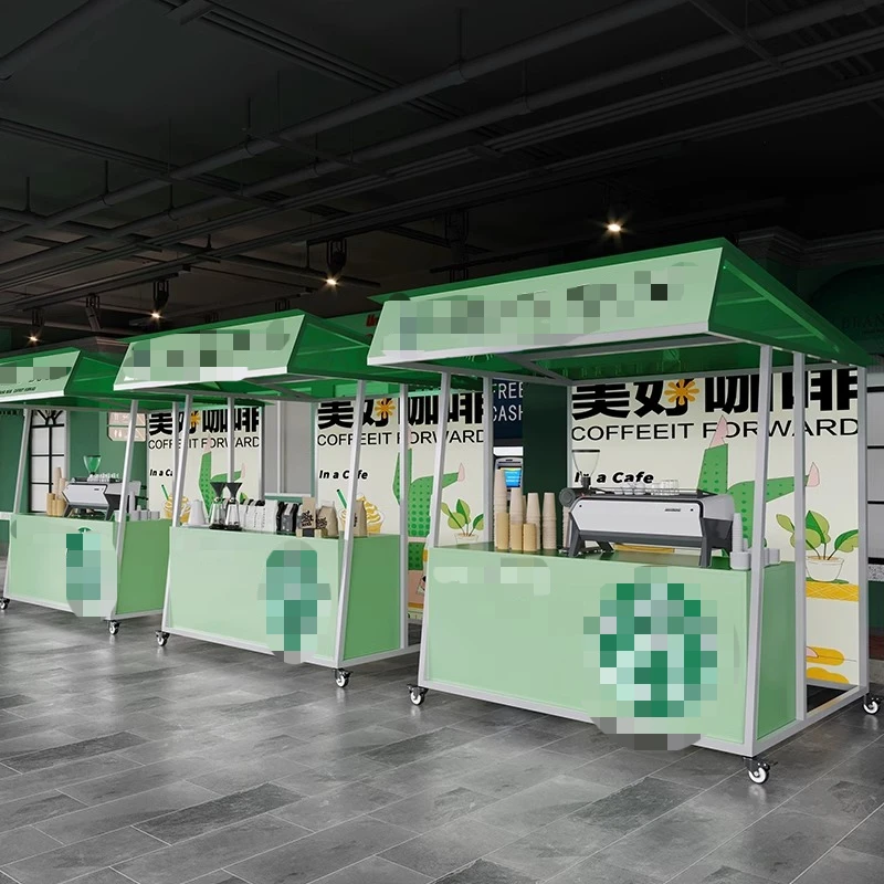 

For Market movable stall rack scenic night market commercial food street stall display rack Internet celebrity multi-functional