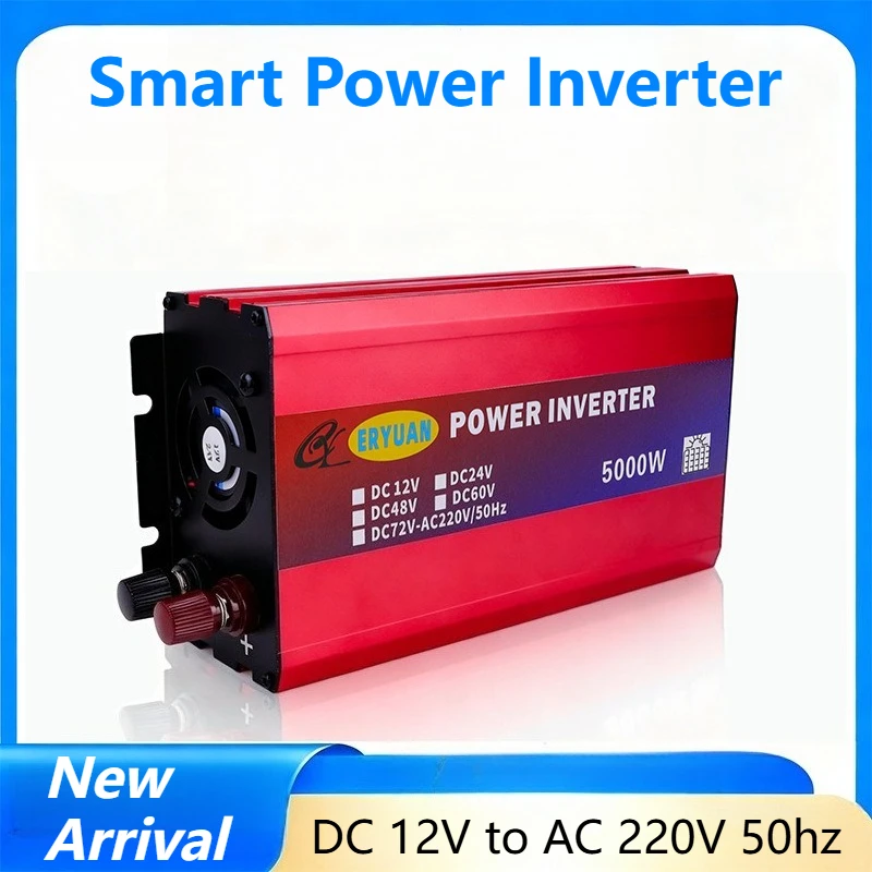 

Dual Voltage Universal High Power Car Inverter 12V24V to 220V, 4000W 5000W 5500W Converter Car Solar Power Inverter инвертор