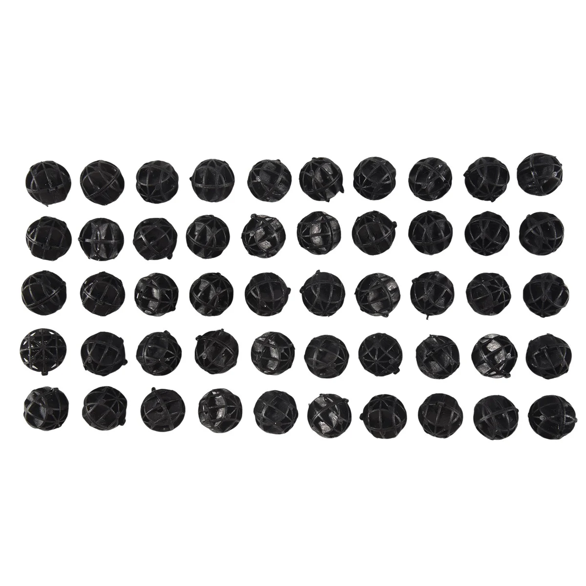 

A79I 50 Pcs 18mm Diameter Black Bio Balls for Aquarium Pond Filter