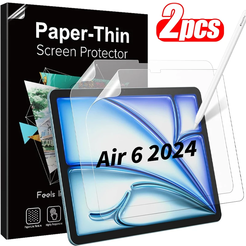 

Paper Feel Film For iPad Air 6th 2024 Tablet Soft Screen Protector Writing Drawing Paperfeel Films for iPad Air 6 11 13inch