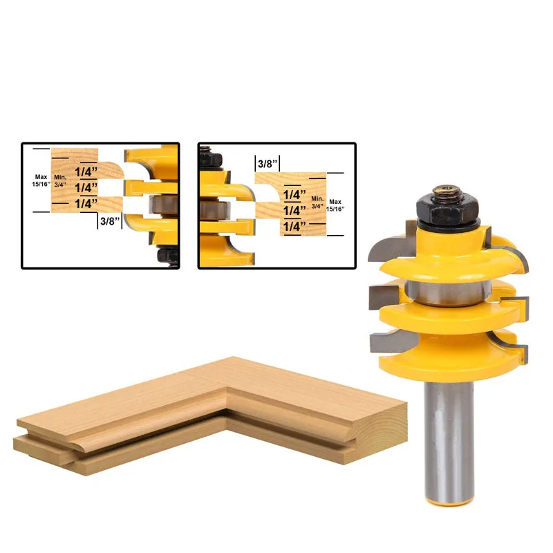 Single Household Mortise And Tenon cutter, Door And Window cover, Milling cutter, Household Carving Machine