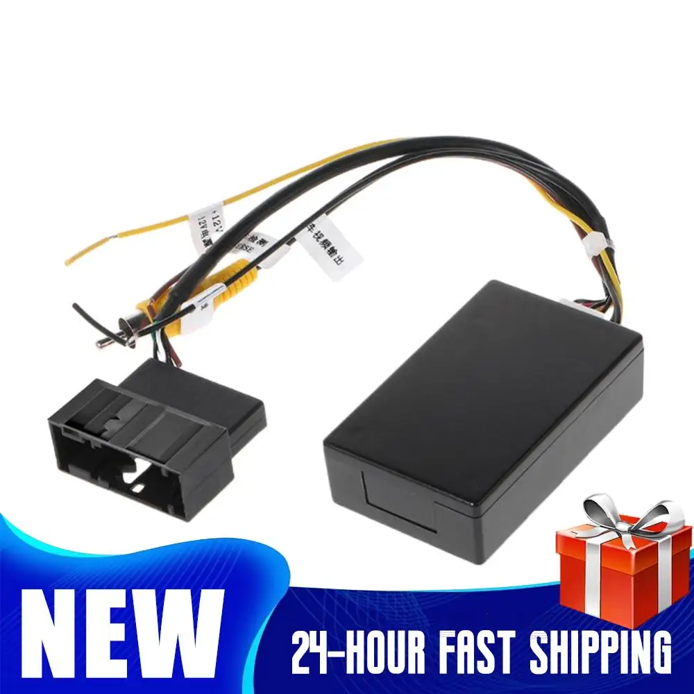 For VW with Reversing Camera 12V Backup Camera Decoder RGB To AV Reverse Camera CVBS Interface Reversing Camera Signal Converter
