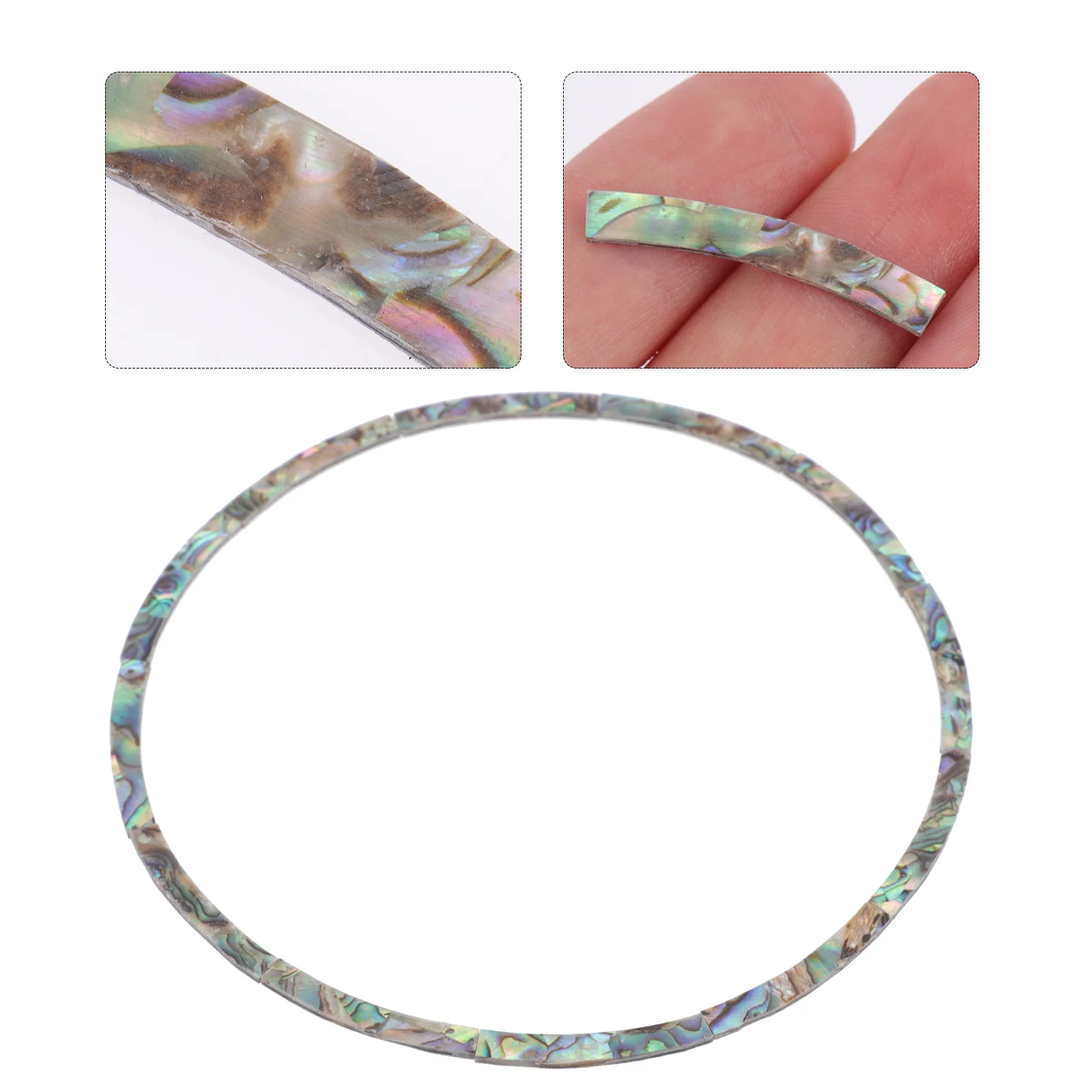 

12Pcs Guitar Sound Hole Decal Premium Waterproof Adhesive Rosette Inlay Sticker for Acoustic Classical Guitar Decoration