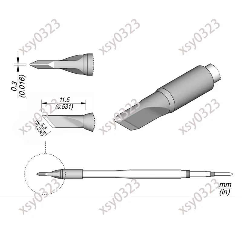 

C245 Soldering Iron Heating Core, 6 Ohm Replacement Welding Heater Core Accessory
