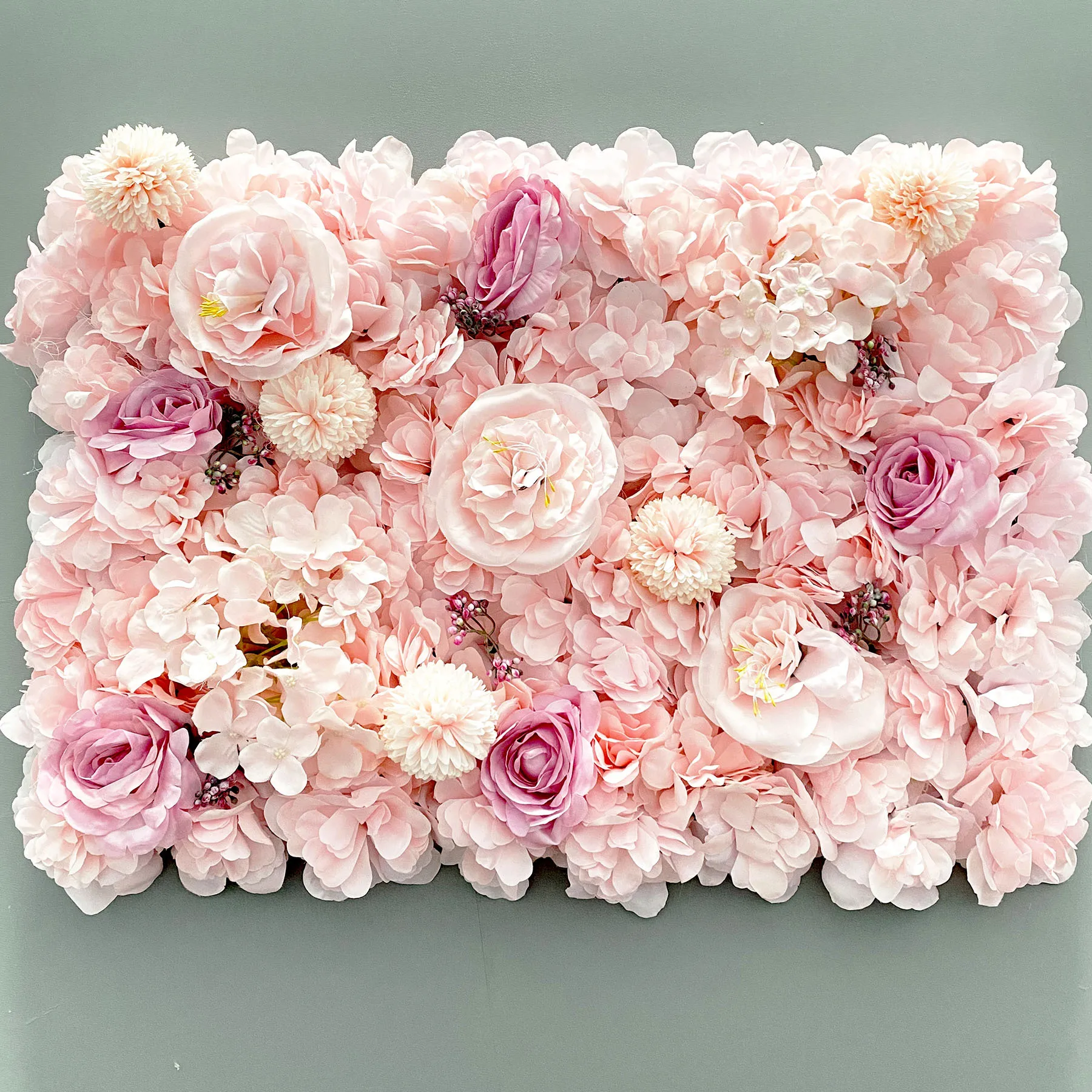 1Piece Artificial Flower Wall 3D Background Home Decoration Accessories Party Backdrop Wedding Bridal Shower Outdoor Decoration