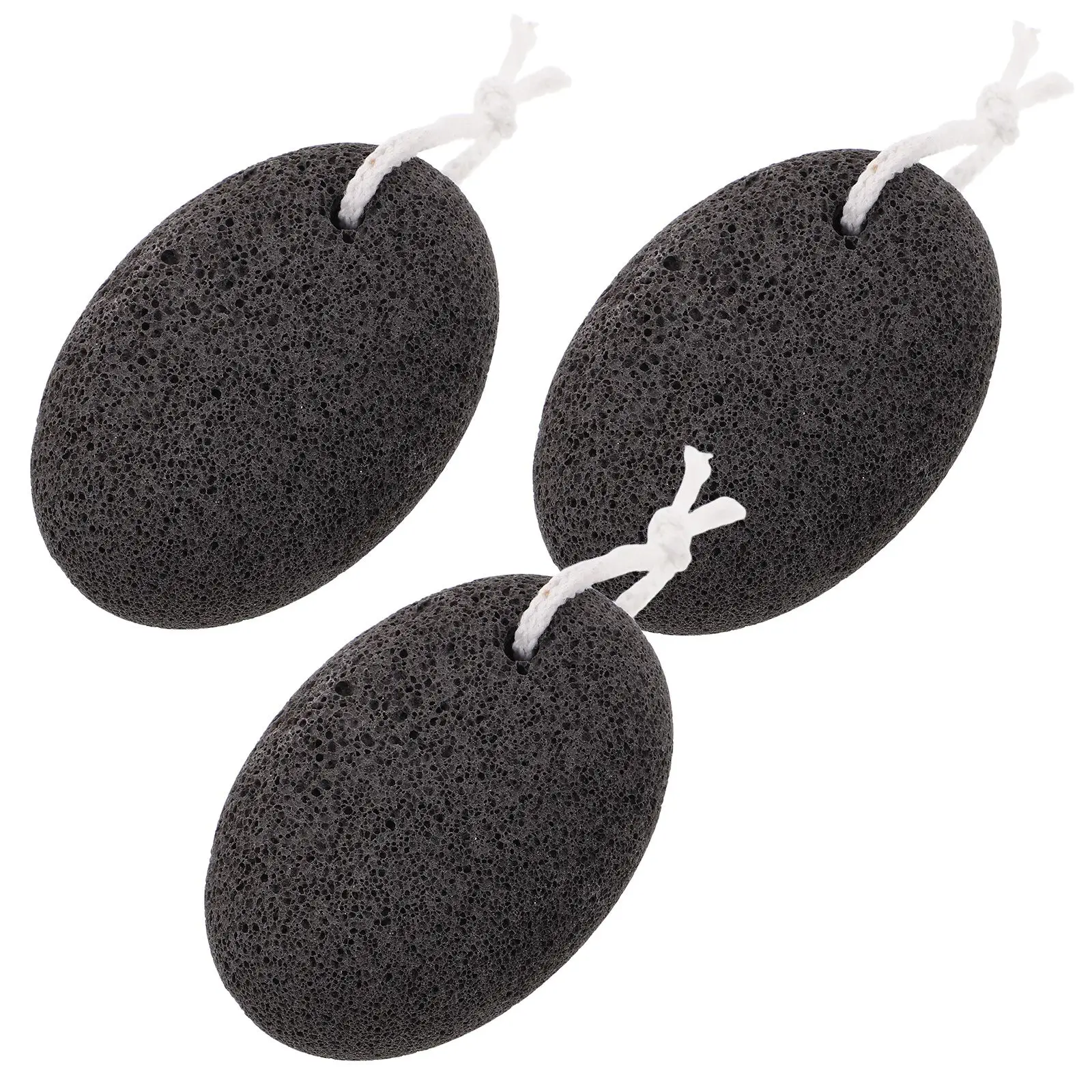 

3 Pcs Pumice Stone Foot Polishing Tool for Callus Removal Exfoliating Natural Volcanic Scrub Dead Skin Remover Home Use