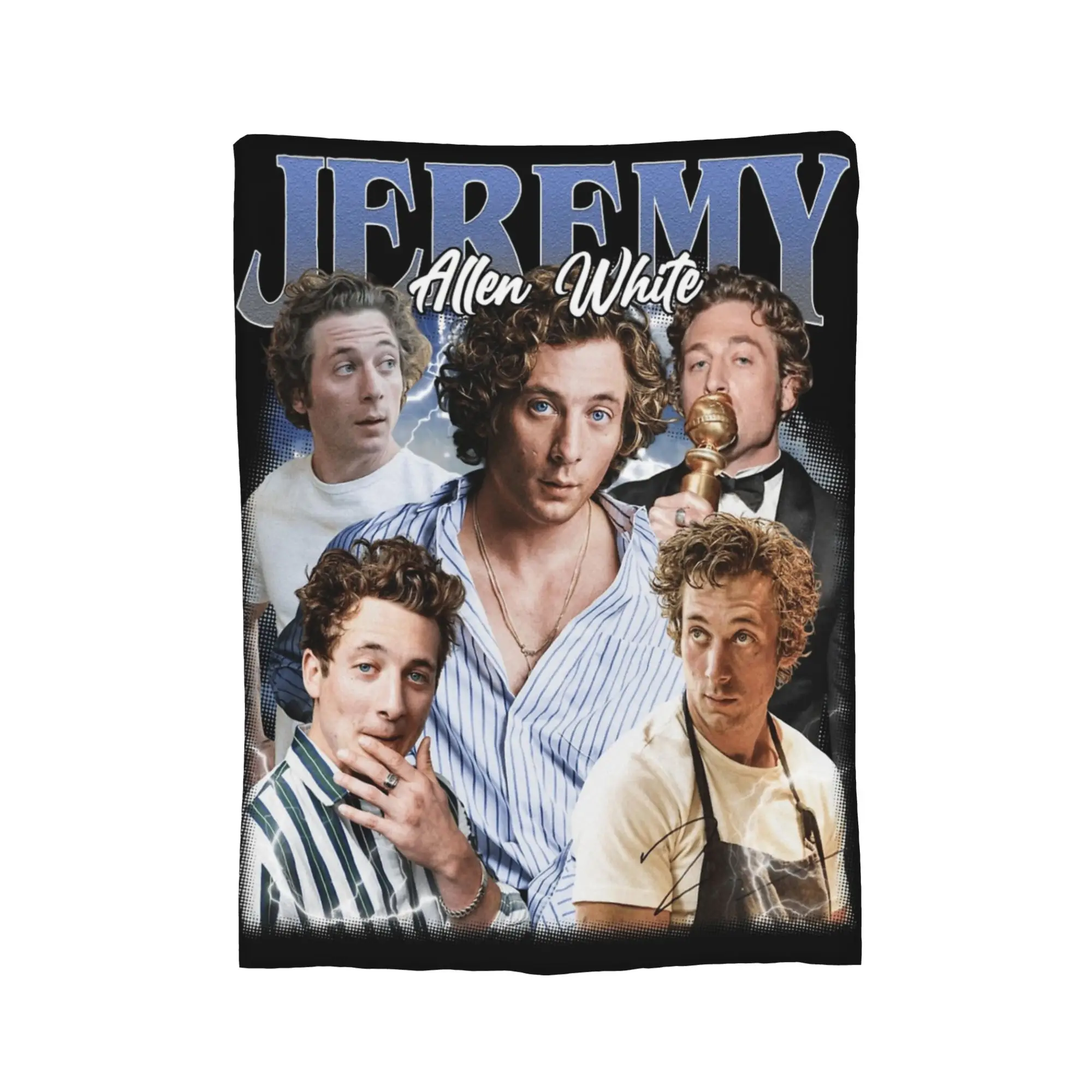 Jeremy Allen White The Bear Tv Show Blanket Fleece Decoration Super Warm Throw Blankets for Bedding Car Bedding Throws