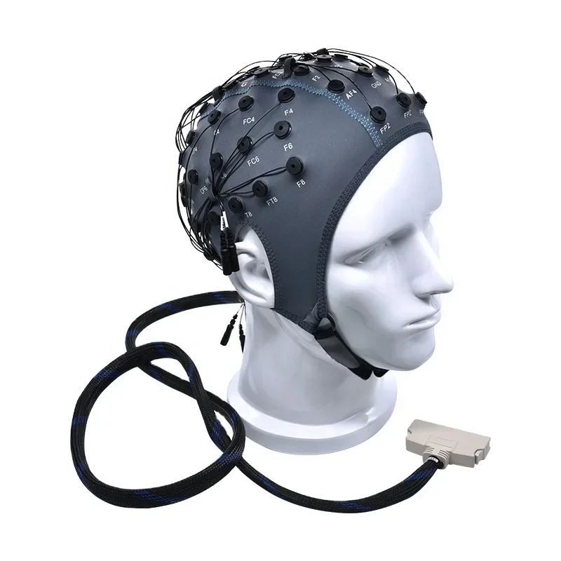 High Quality Cozy Integrated Neuro-feedback 20 To128 Channels Medical Digital Equipment Electroenceph EEG Brain Saline Hat