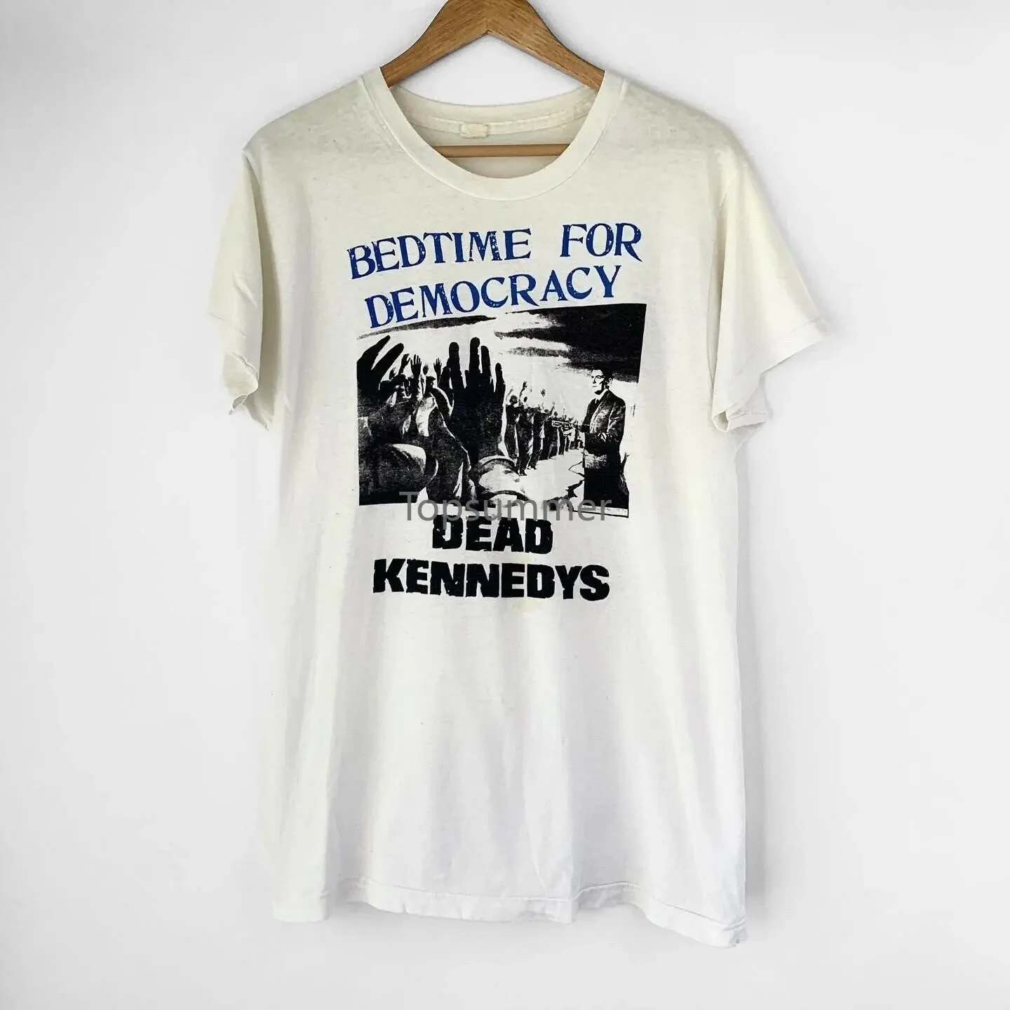 

1986 Dead Kennedys Bedtime For Vintage Tour Punk Rock Tee Shirt 80S