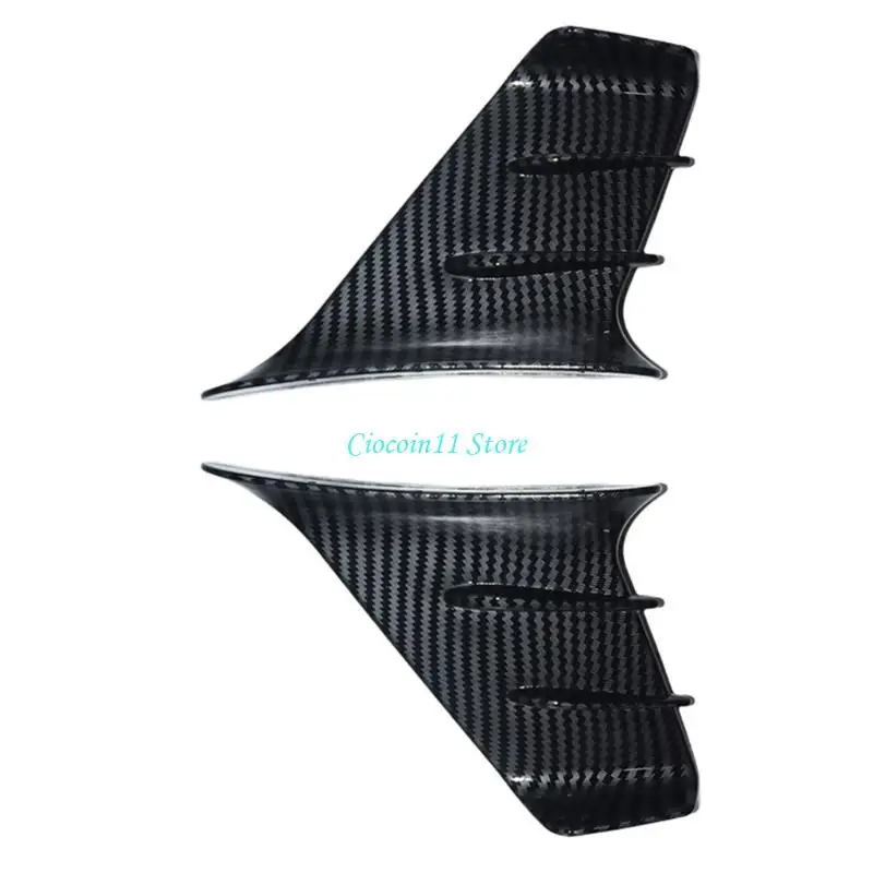 Y1ub دراجة نارية جناح الأجنحة الهوائية التصاميم ABS Universal Fit Deflector spoiler