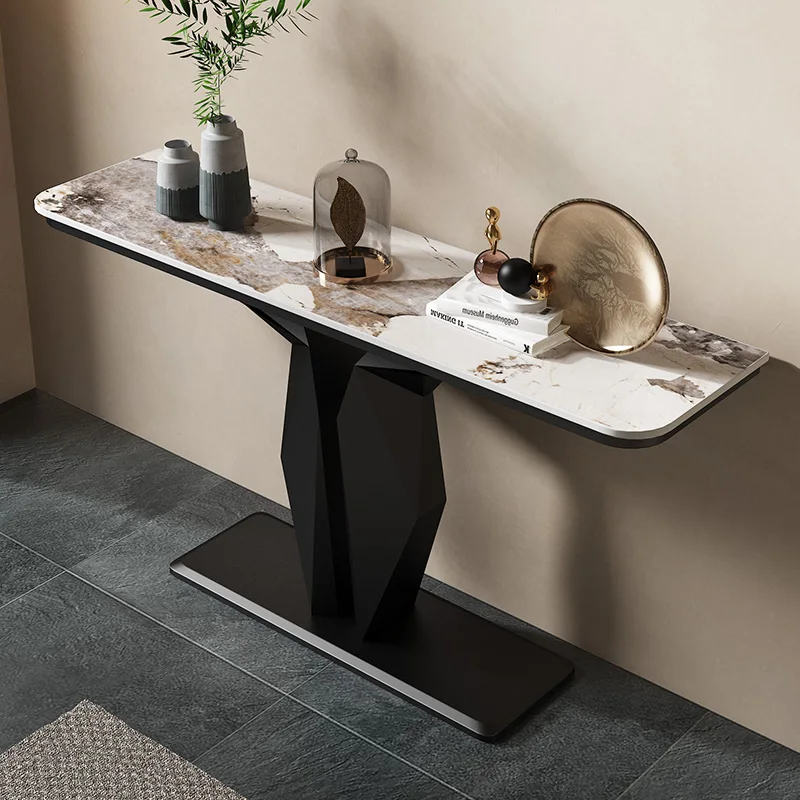 

Современные роскошные консольные столы, итальянские эстетические минималистичные консольные столы для прихожей, элегантный дизайн, консольный стол, мебель для прихожей