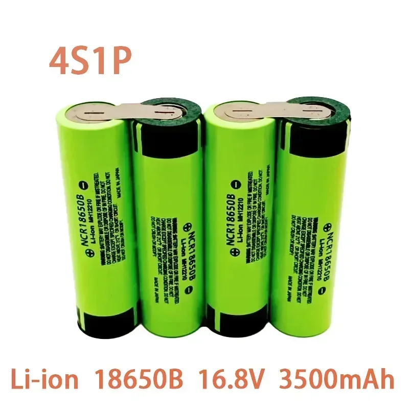 100% New NCR 18650B 3S1P-5S2P 16.8V 21V 18650 Battery Pack 3500mAh Discharge Current for Electric Screwdriver, Drill - view 4