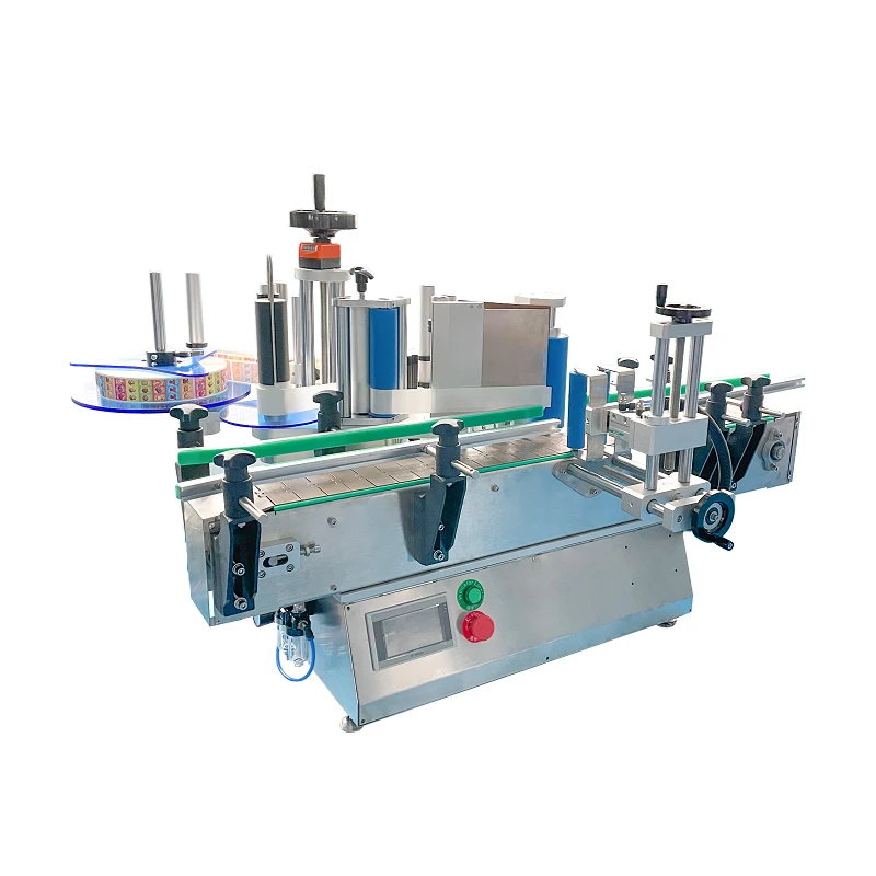 Jianfeng Semi-automatic Desktop Round Bottle Sticker Labeling Machine