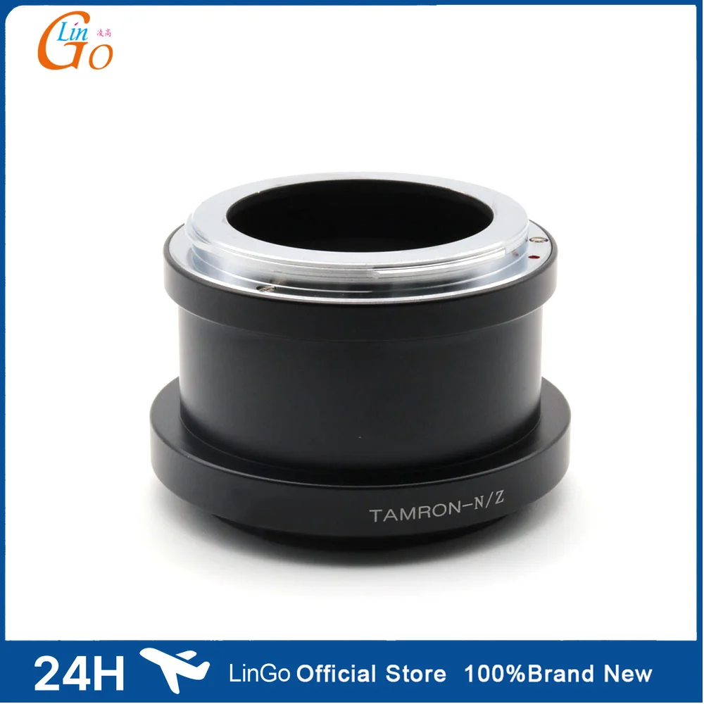 LinGo Metal Mount Adapter Ring for Tamron Adaptall 2 Lens for Nikon Z Mount Camera Lens Adapter for AI.Z5, Z6, Z7, Z9, Z50 etc.