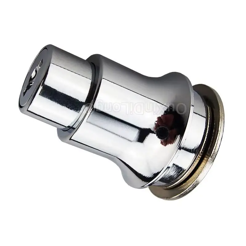 High-end Luxury 10PCS Zinc Alloy Glass Cabinet Locks Jewelry Phone Display Cabinet Door Locks File Cabinet Push Lock Keys Alike