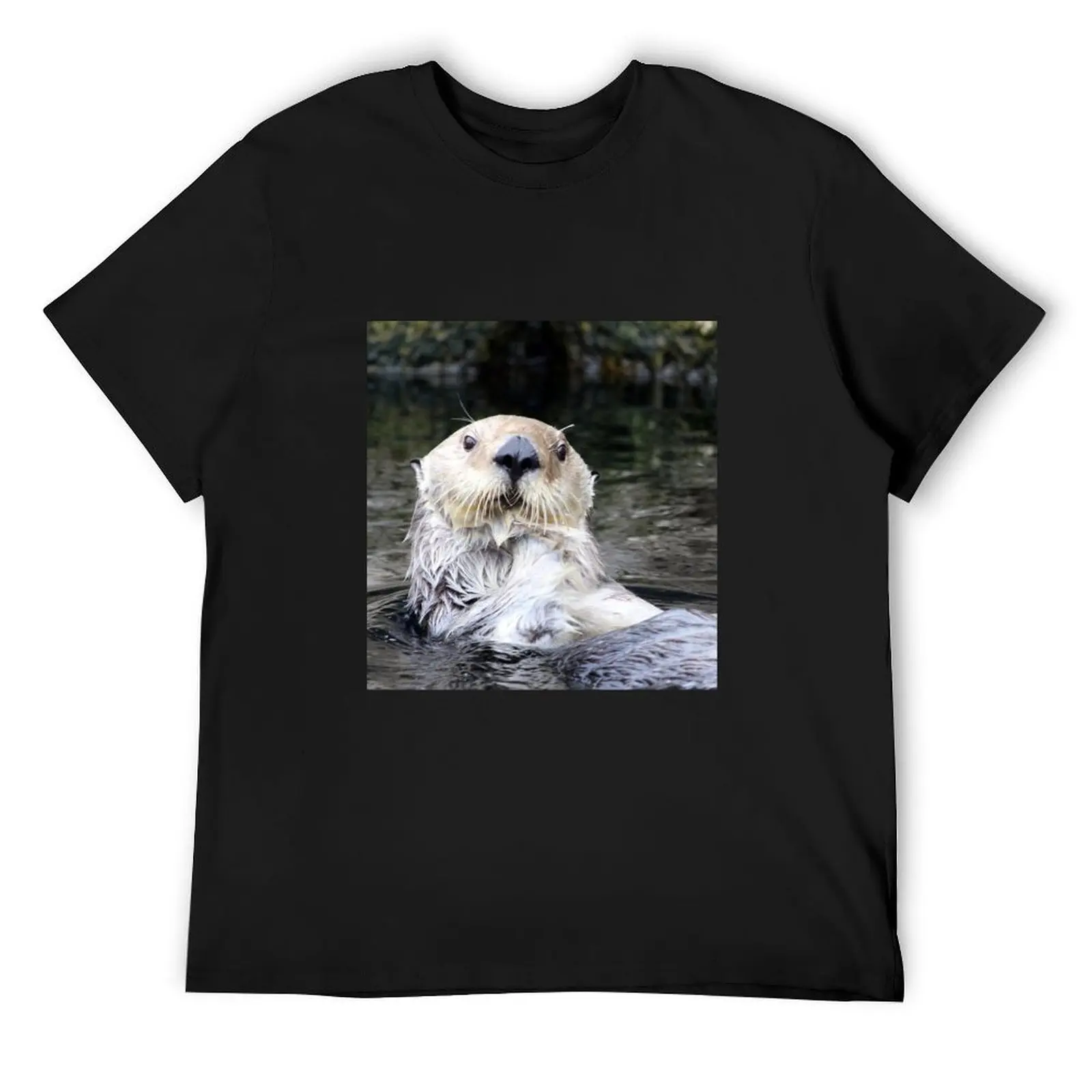 Sea Otter.....Hi There! T-Shirt rapper graphic tees vintage t shirts mens graphic t-shirts big and tall