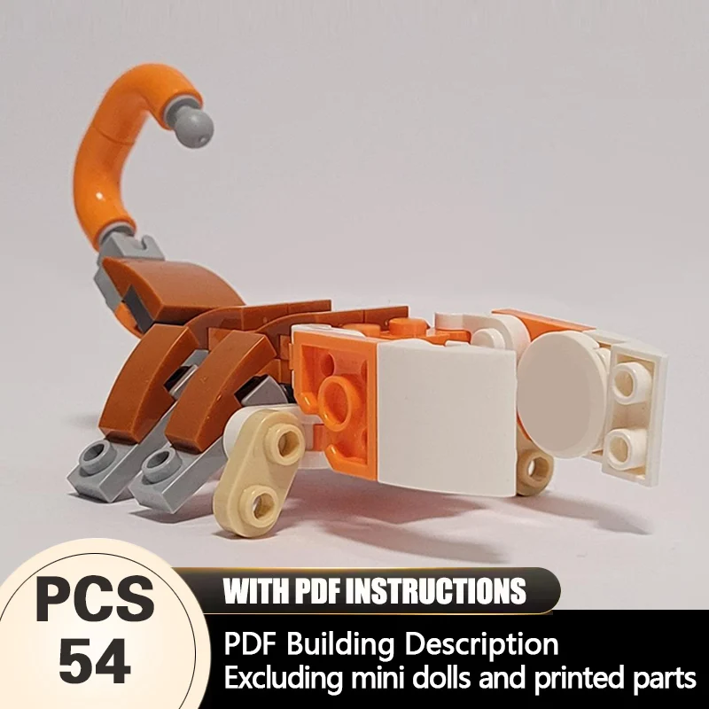 

Creators Animal Series Model MOC Building Bricks Scorpion Animal Modular Technology Gifts Holiday Assemble Children Toys Suit