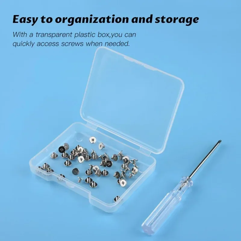 50PCS M.2 SSD Screw Kit with Screwdriver NVMe SSD Screws for PC Laptop Repair Phillips Flat Head Stainless Steel image 6