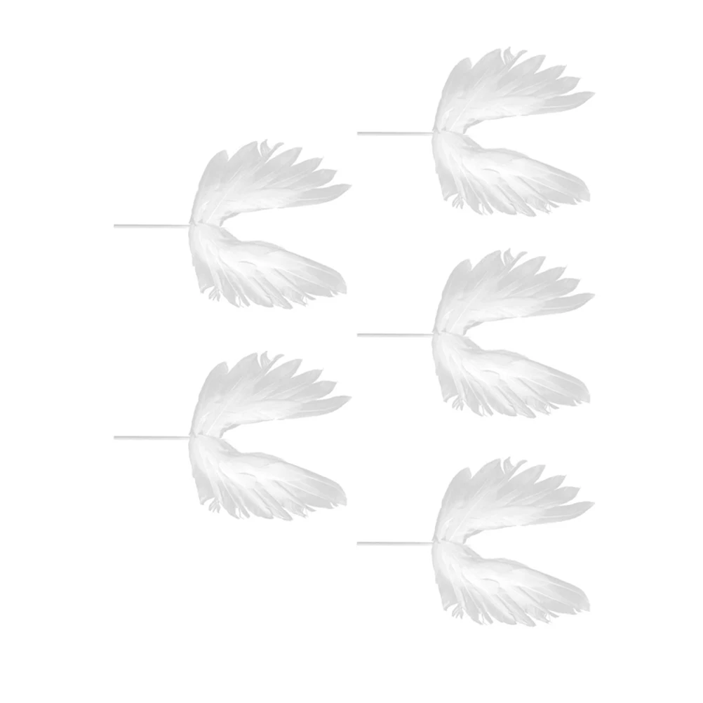 

5 Pcs Wing Topper naments Decor Cake Decor For Kids for Kids Birthday Party Ice Cream Cake Toppers