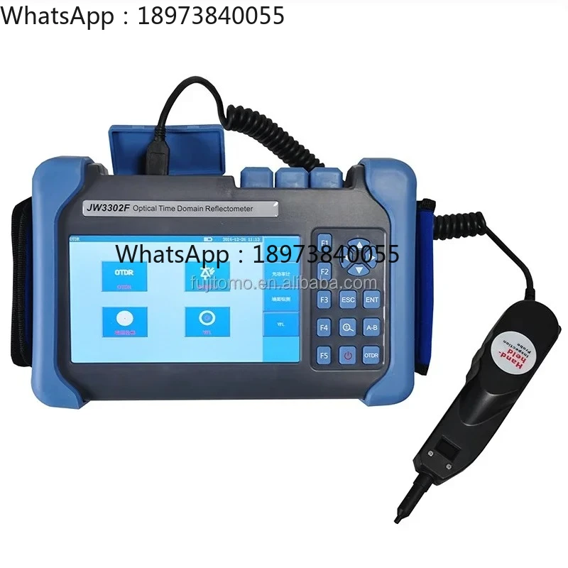 Полностью автоматический кабельный тестер связи JW3302F otdr, портативный оптоволоконный тестер 32/30 дБ, 1310/1550 нм, подключение otdr