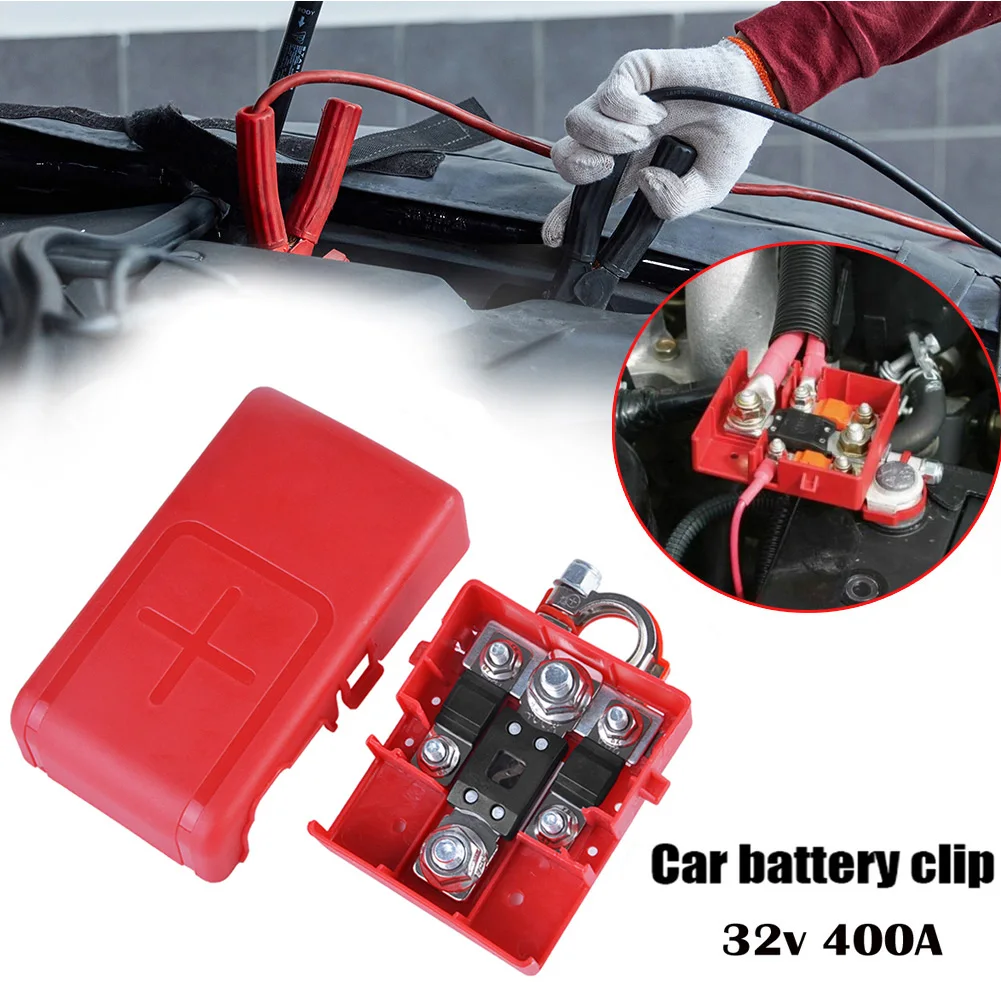 1 X Battery Pile Head And Cover Suitable For Four-wheel Drive And Caravans With Multiple Accessories Or Dual Battery Systems 32V