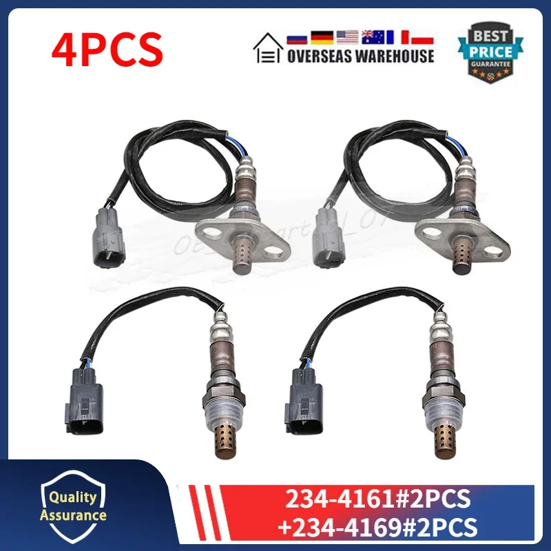 

4 шт. датчик кислорода 234-4161 234-4169 для Toyota Tundra Sequoia 2003-2004 годов вверх и вниз 8946509130 89465-0C140 8946560370